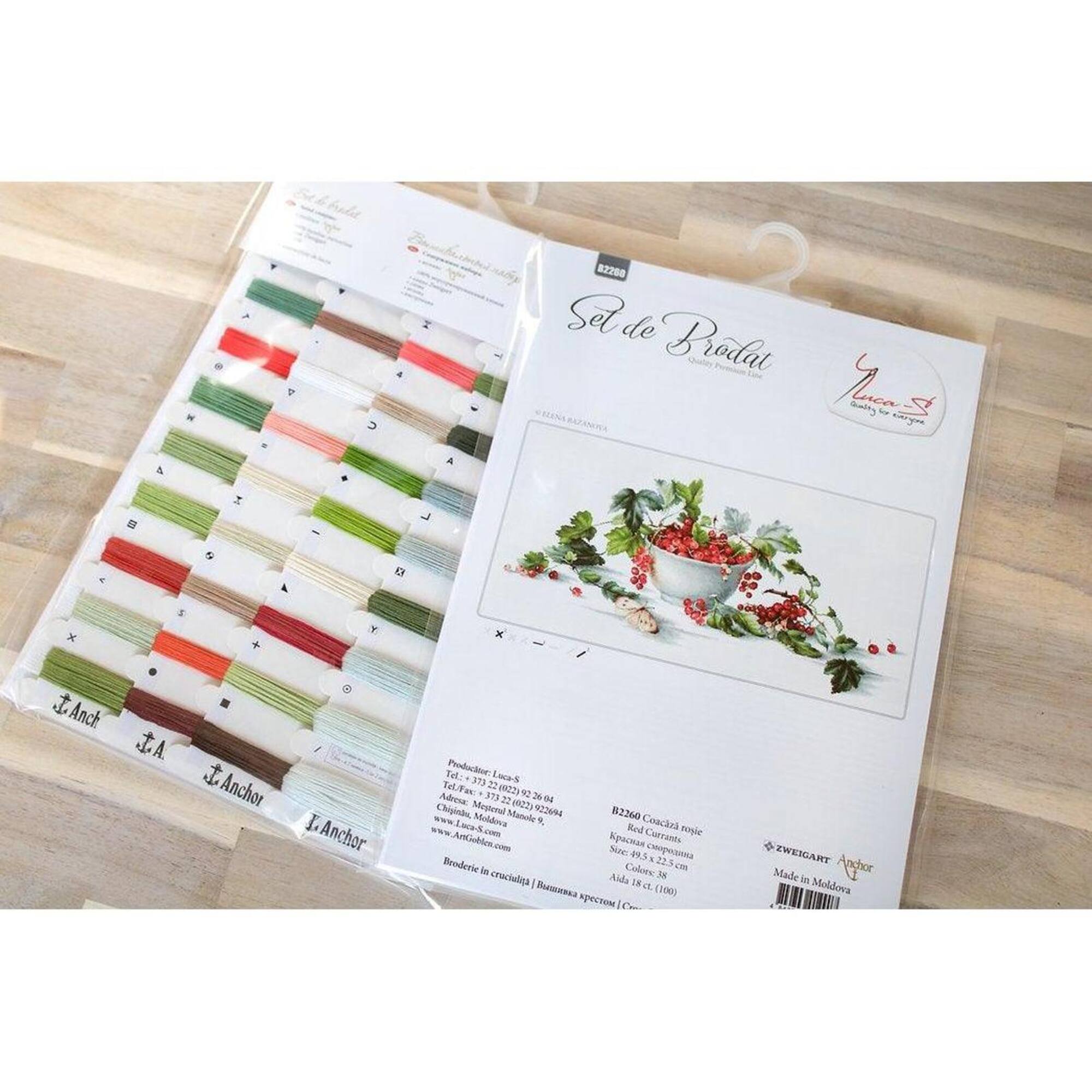 Luca-s Red Currants Counted Cross Stitch Kit